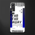 far far away boarding pass ticket glass case for vivo y51 image