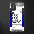 far far away boarding pass ticket glass case for redmi note 10s image