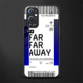 far far away boarding pass ticket glass case for oneplus 9 pro image