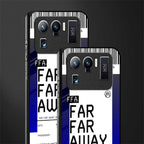 far far away boarding pass ticket glass case for mi 11 ultra 5g image-2