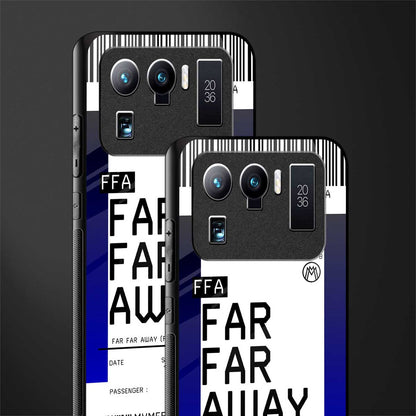 far far away boarding pass ticket glass case for mi 11 ultra 5g image-2
