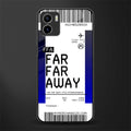 far far away boarding pass ticket glass case for vivo y15s image
