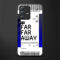 far far away boarding pass ticket glass case for vivo v23 5g image