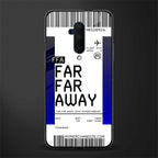 far far away boarding pass ticket glass case for oneplus 7t pro image