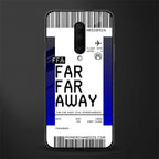 far far away boarding pass ticket glass case for oneplus 7 pro image