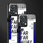 far far away boarding pass ticket back phone cover | glass case for oneplus nord ce 2 lite 5g