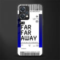far far away boarding pass ticket back phone cover | glass case for oneplus nord ce 2 lite 5g