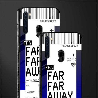 far far away boarding pass ticket glass case for samsung a21 image-2