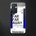 far far away boarding pass ticket back phone cover | glass case for oneplus 9