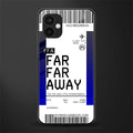 far far away boarding pass ticket back phone cover | glass case for samsung galaxy a04