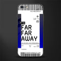 far far away boarding pass ticket glass case for iphone 6s plus image