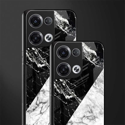 fatal contradiction back phone cover | glass case for oppo reno 8