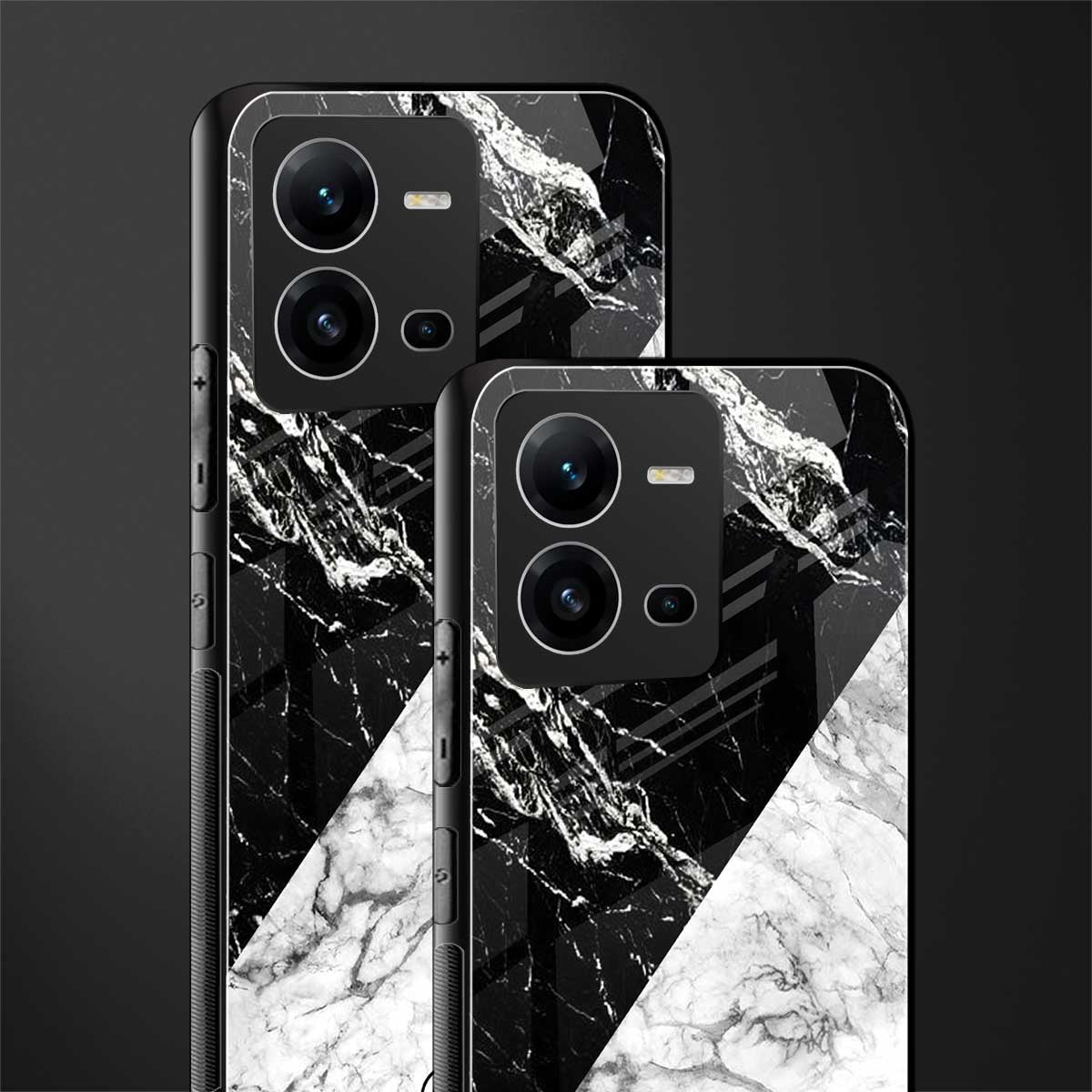 fatal contradiction back phone cover | glass case for vivo v25-5g