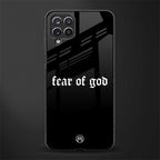fear of god back phone cover | glass case for samsung galaxy a22 4g