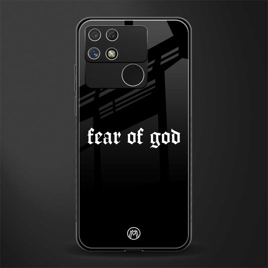 fear of god back phone cover | glass case for realme narzo 50a