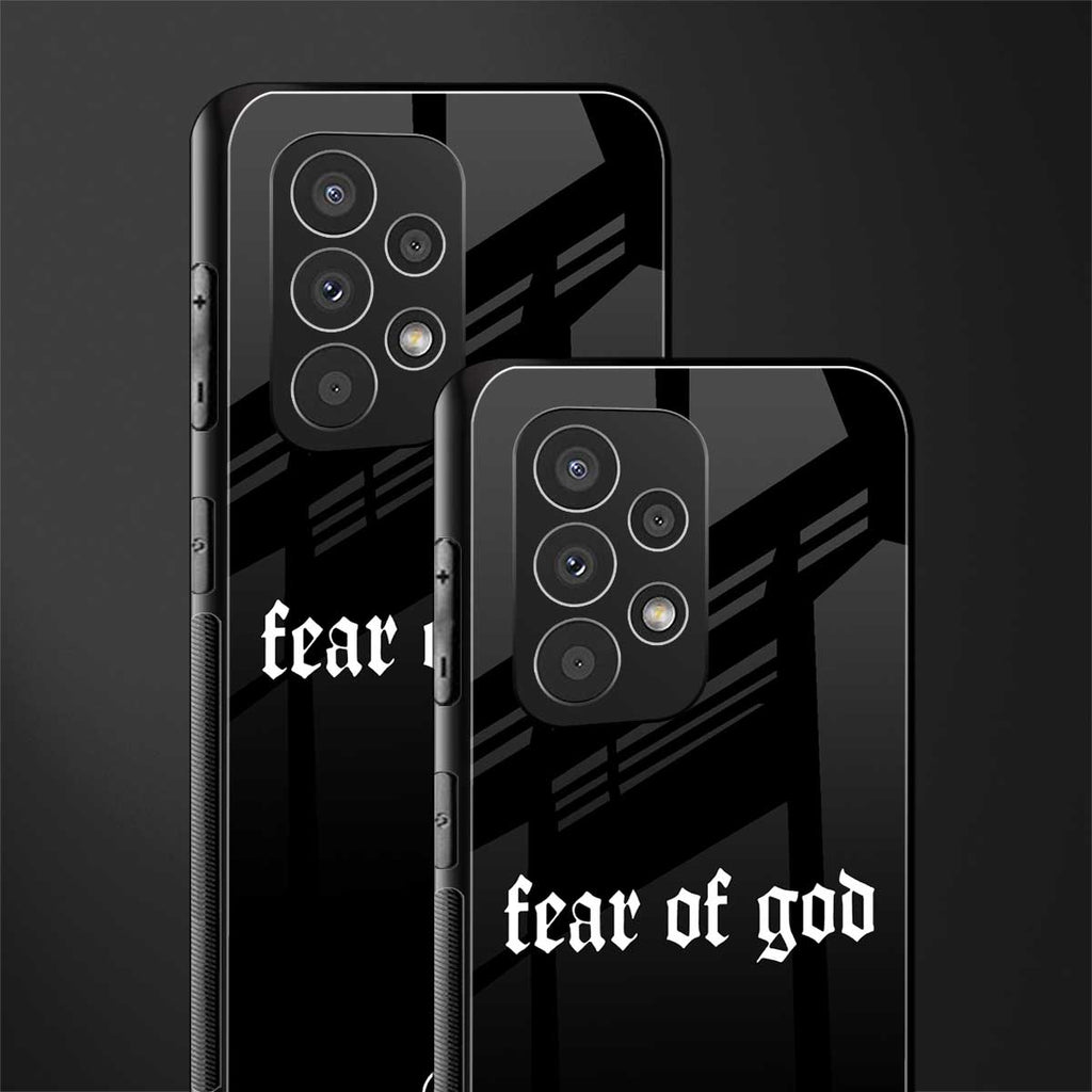 fear of god back phone cover | glass case for samsung galaxy a53 5g