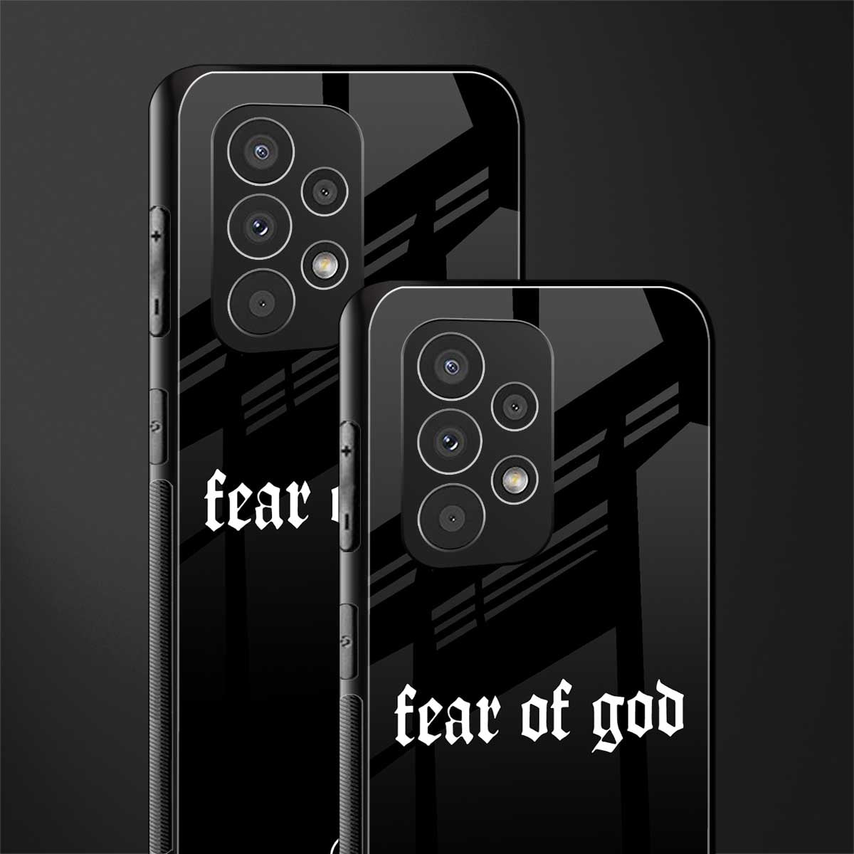 fear of god back phone cover | glass case for samsung galaxy a73 5g