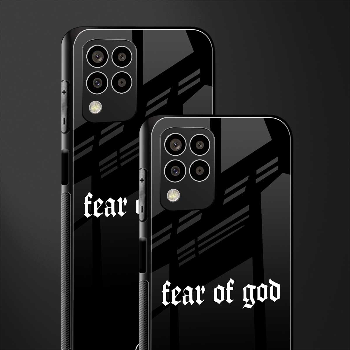 fear of god back phone cover | glass case for samsung galaxy m33 5g