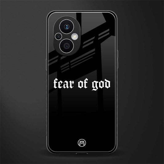 fear of god back phone cover | glass case for oppo f21 pro 5g