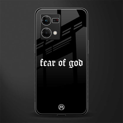 fear of god back phone cover | glass case for oppo f21 pro 4g
