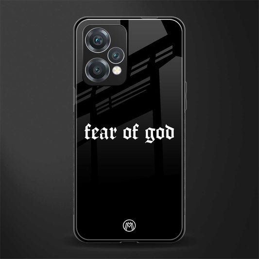 fear of god back phone cover | glass case for oneplus nord ce 2 lite 5g