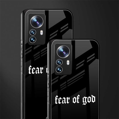 fear of god back phone cover | glass case for xiaomi 12 pro