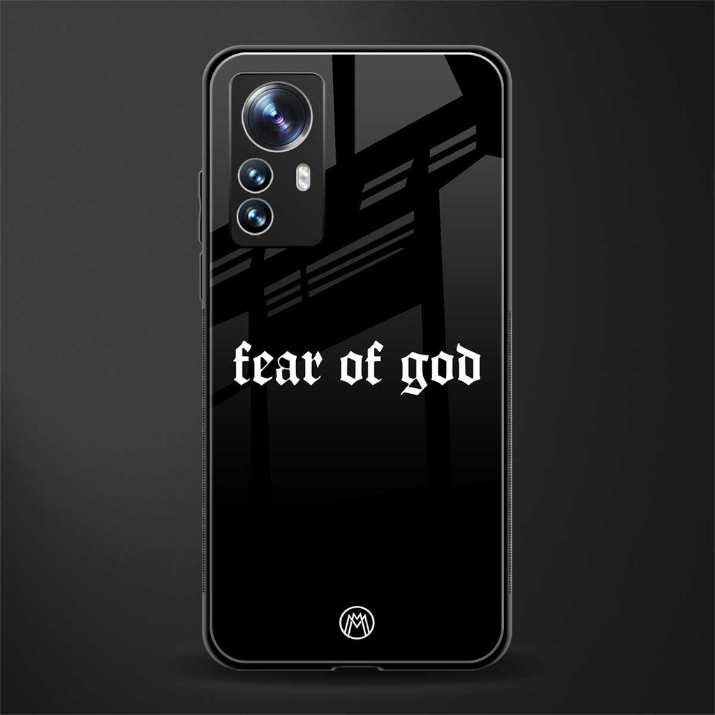 fear of god back phone cover | glass case for xiaomi 12 pro