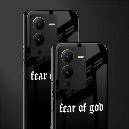 fear of god back phone cover | glass case for vivo v25 pro 5g