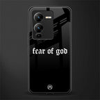 fear of god back phone cover | glass case for vivo v25 pro 5g