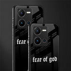 fear of god back phone cover | glass case for vivo y35 4g