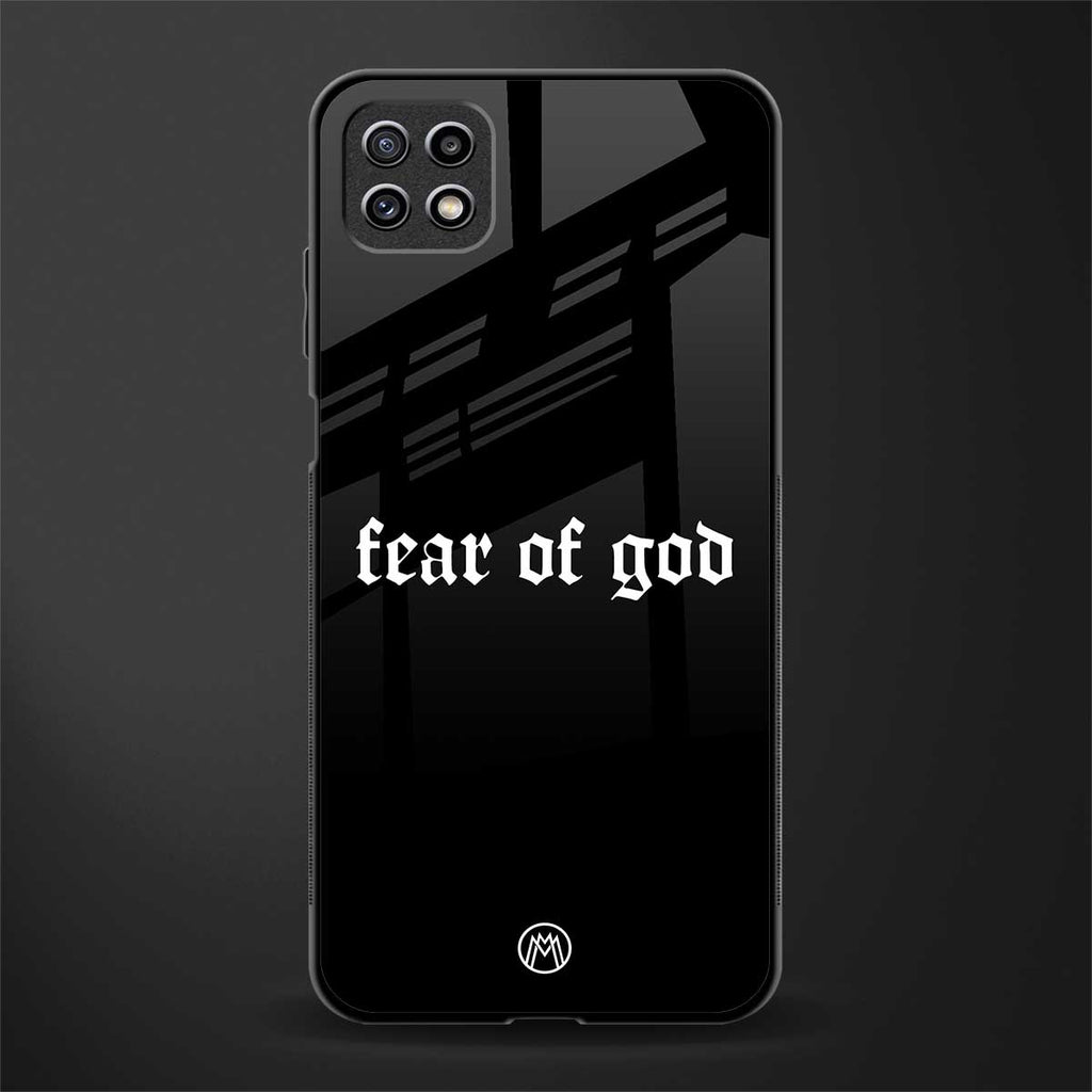 fear of god back phone cover | glass case for samsung galaxy f42