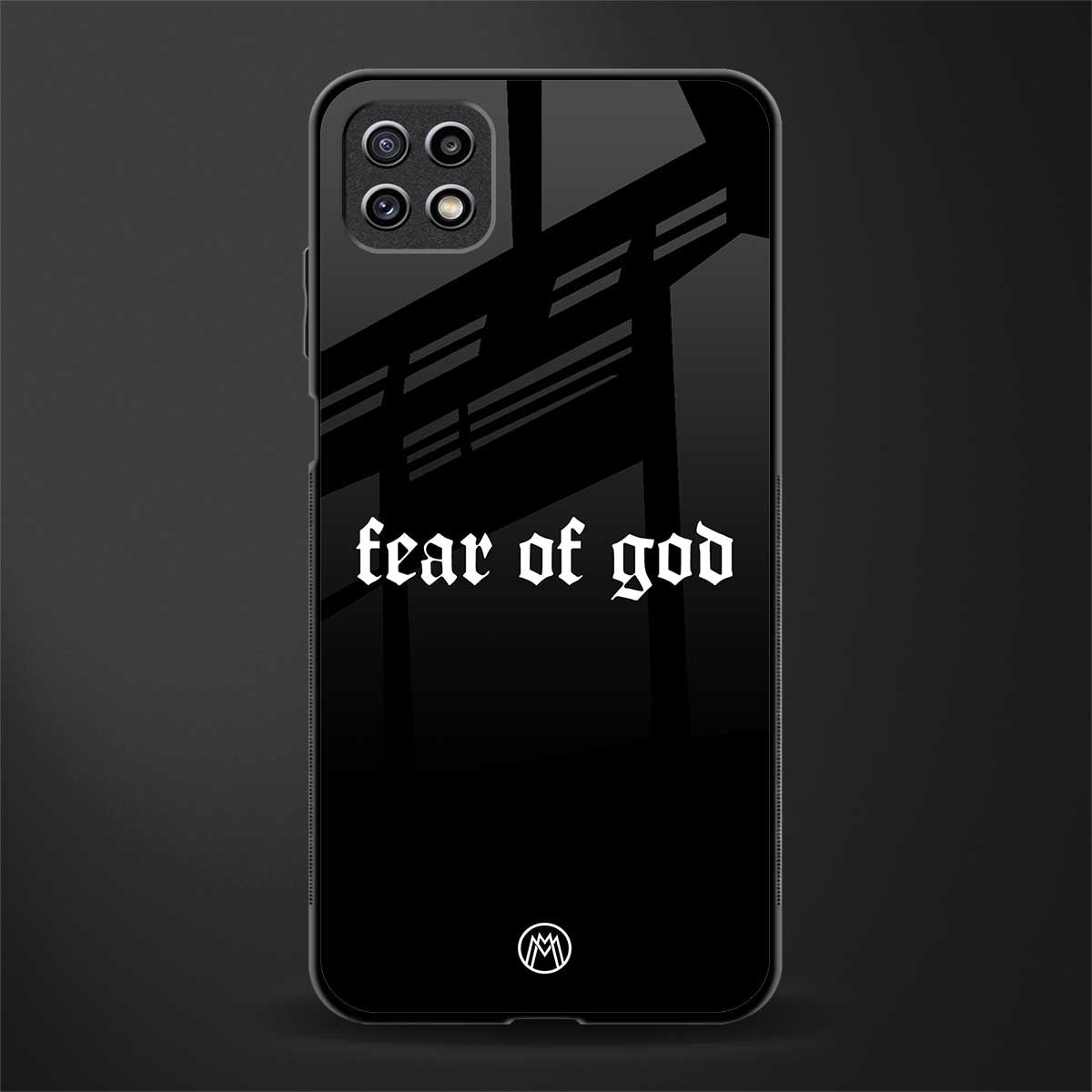 fear of god back phone cover | glass case for samsung galaxy f42