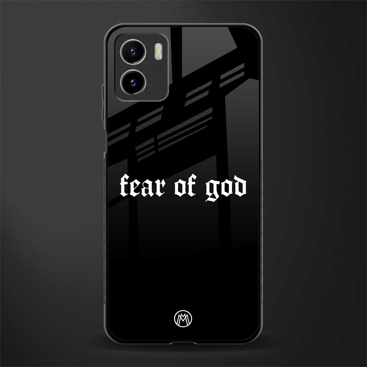 fear of god back phone cover | glass case for vivo y72