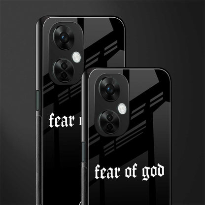 fear of god back phone cover | glass case for oneplus nord ce 3 lite