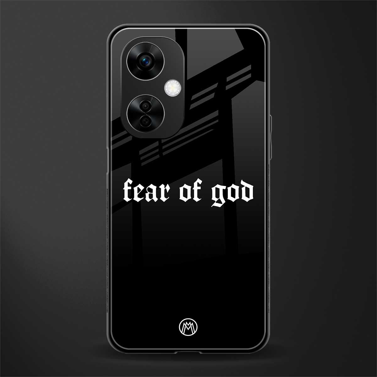 fear of god back phone cover | glass case for oneplus nord ce 3 lite