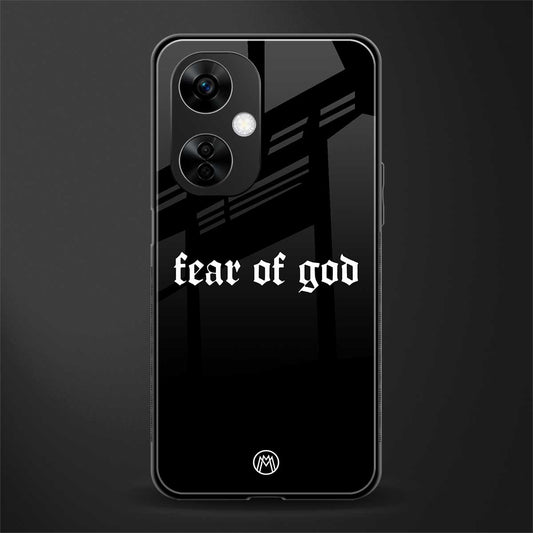 fear of god back phone cover | glass case for oneplus nord ce 3 lite