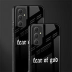 fear of god back phone cover | glass case for samsung galaxy a54 5g