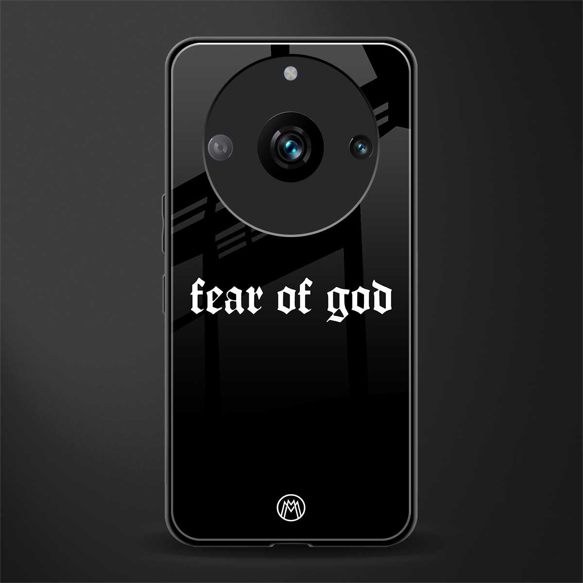 fear of god back phone cover | glass case for realme 11 pro 5g