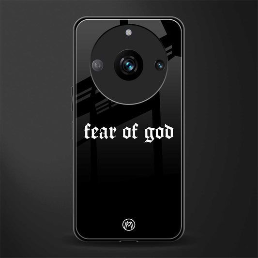 fear of god back phone cover | glass case for realme 11 pro 5g
