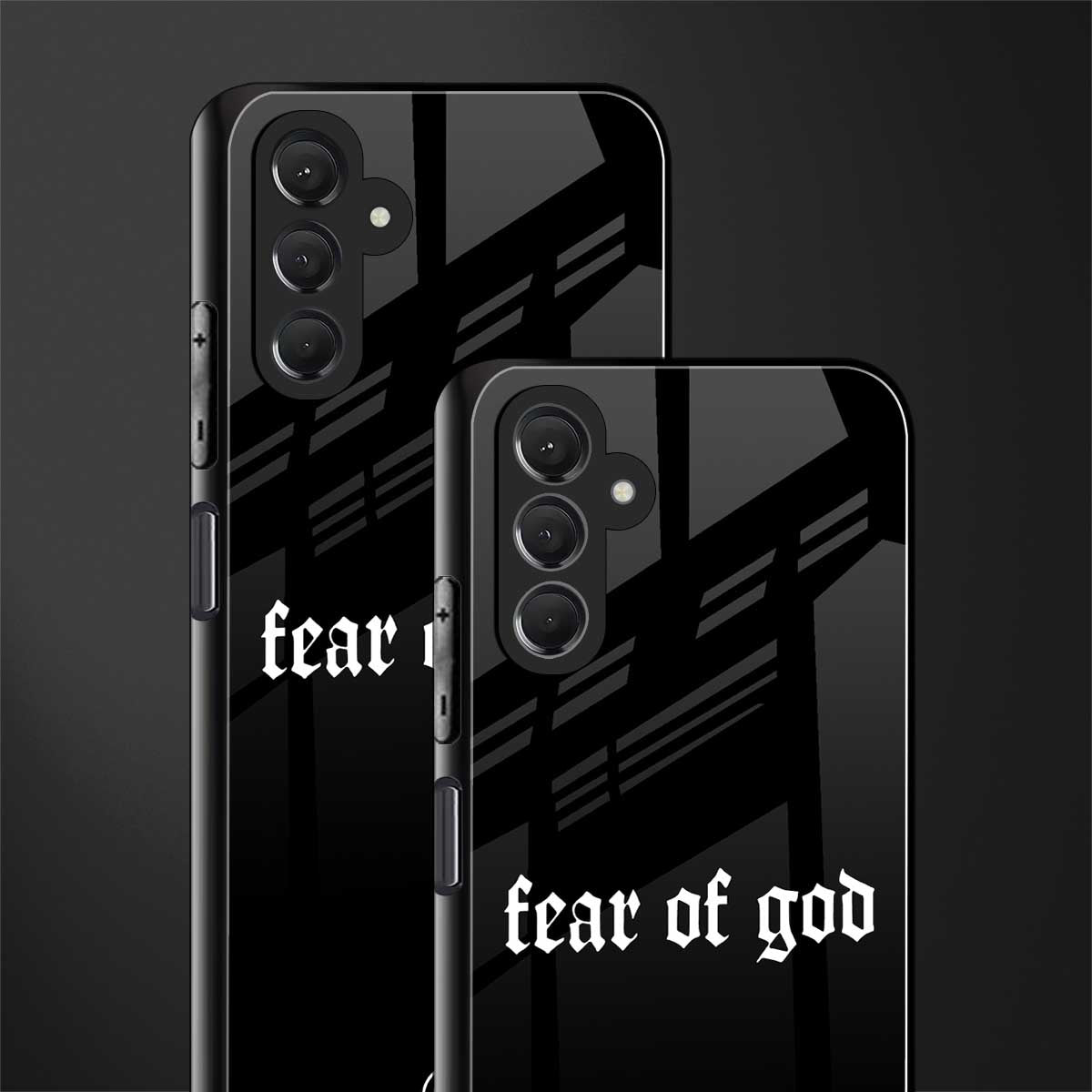 fear of god back phone cover | glass case for samsun galaxy a24 4g