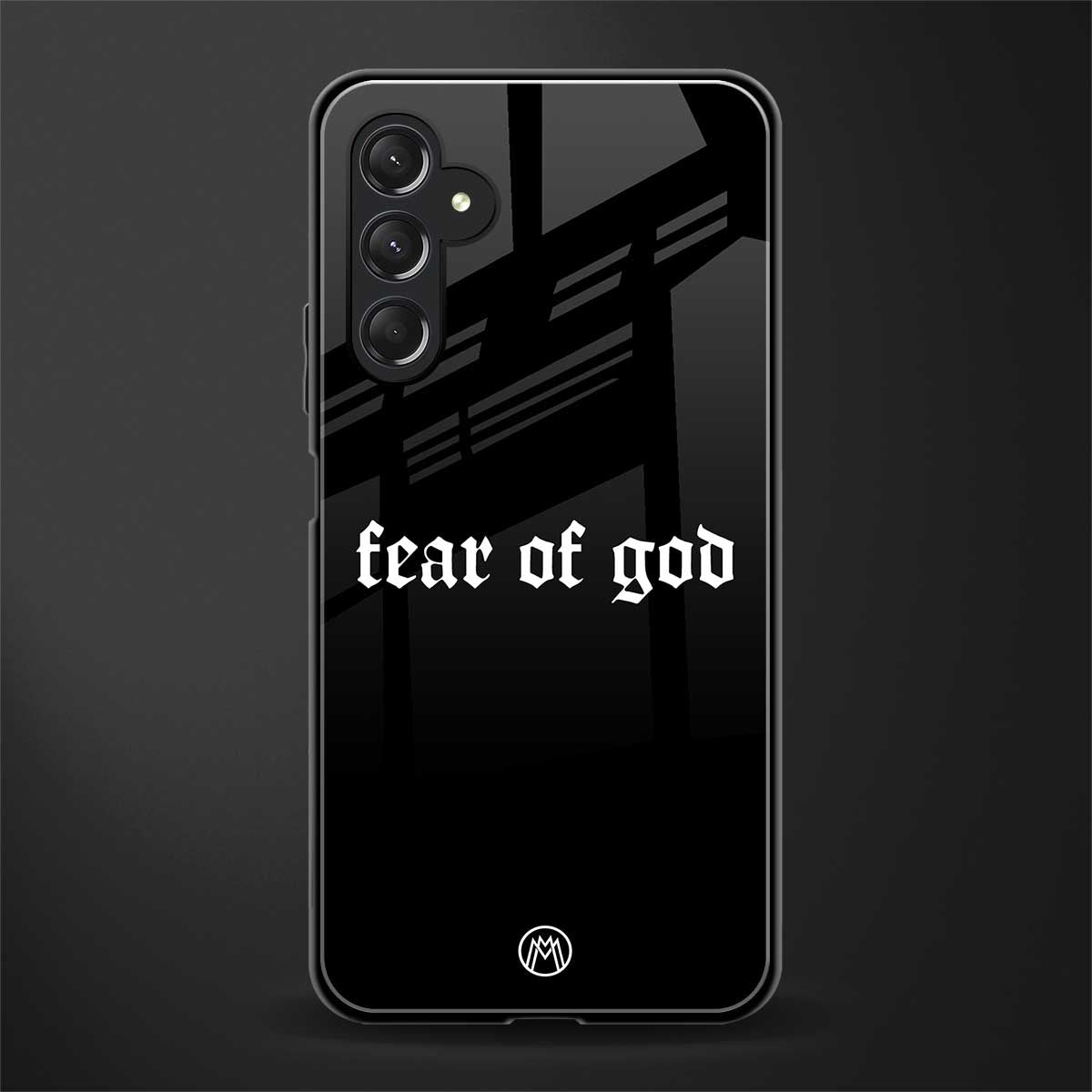 fear of god back phone cover | glass case for samsun galaxy a24 4g