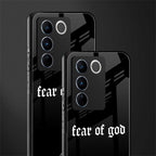 fear of god back phone cover | glass case for vivo v27 pro 5g