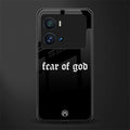 fear of god back phone cover | glass case for iQOO 9 Pro