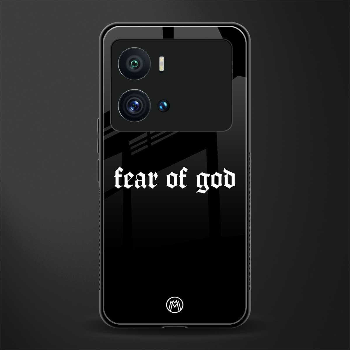 fear of god back phone cover | glass case for iQOO 9 Pro