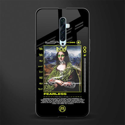 fearless mona lisa glass case for oppo reno 2z image