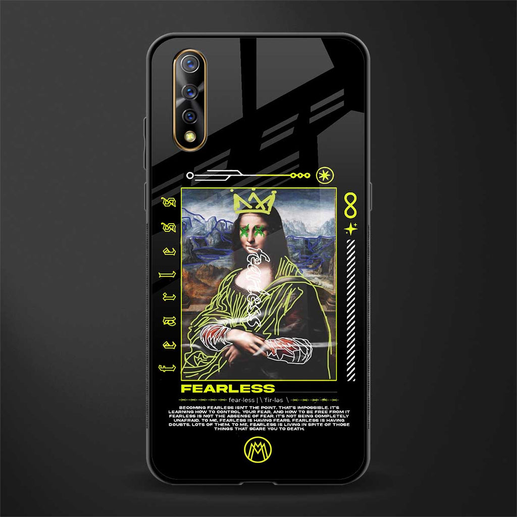 fearless mona lisa glass case for vivo s1 image