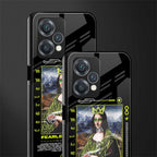 fearless mona lisa back phone cover | glass case for realme 9 pro 5g