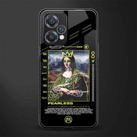 fearless mona lisa back phone cover | glass case for realme 9 pro 5g