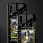 fearless mona lisa glass case for samsung galaxy a20s image-2