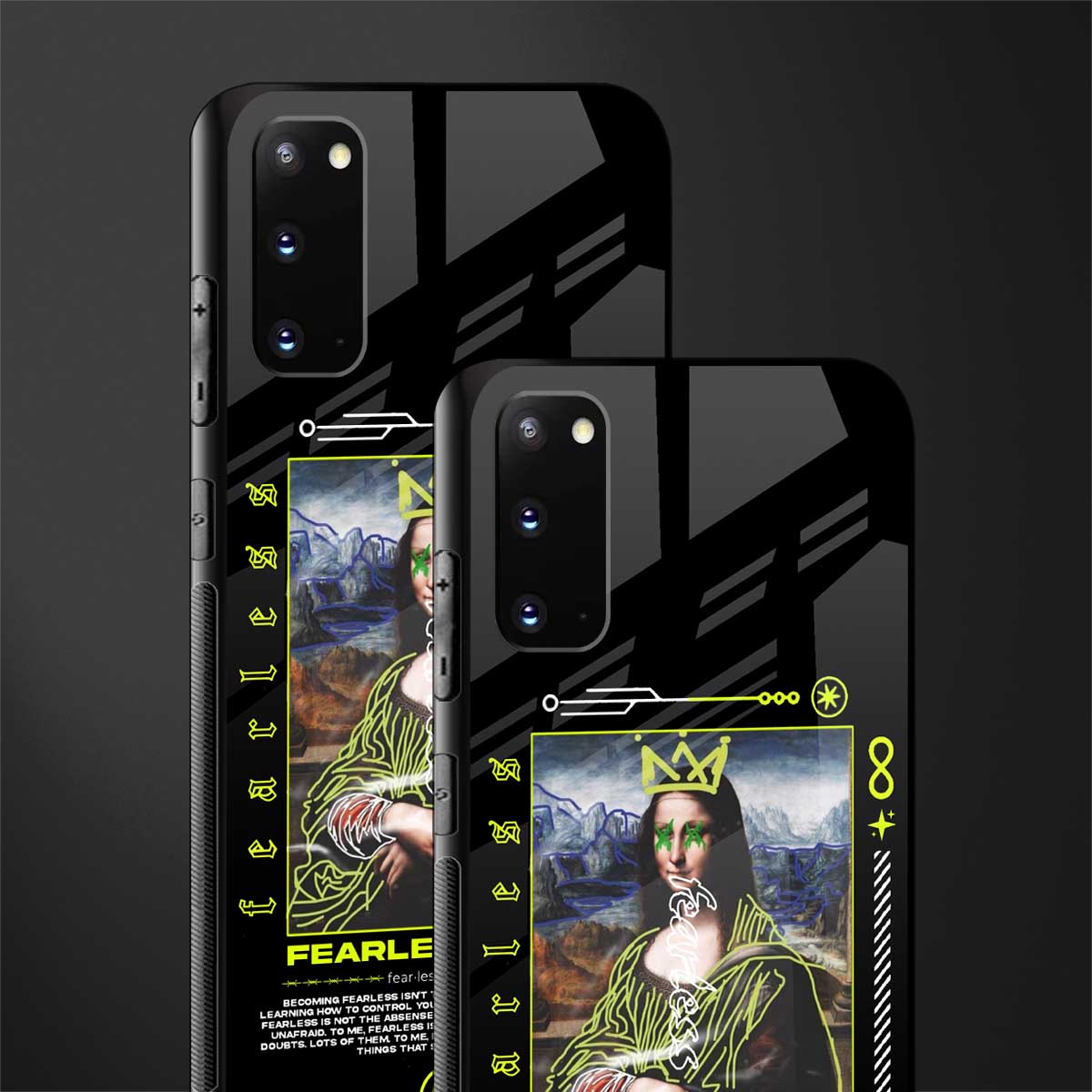 fearless mona lisa glass case for samsung galaxy s20 image-2